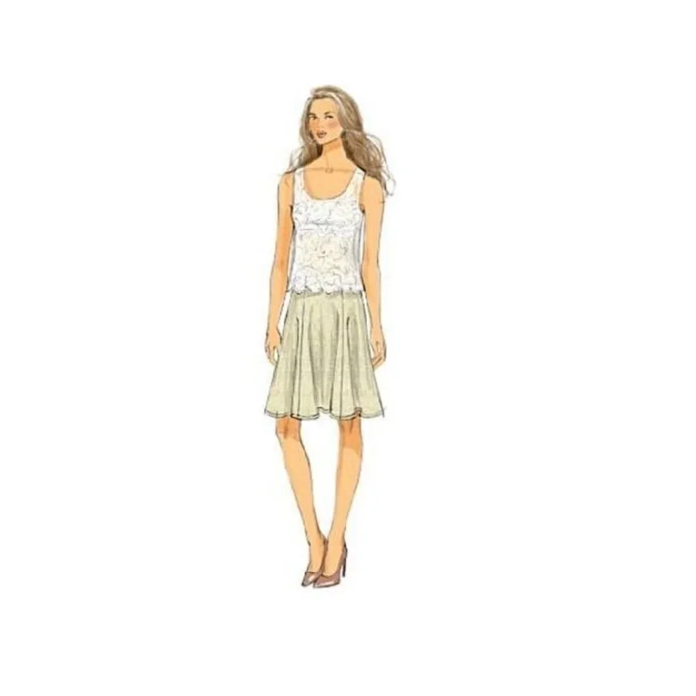 Butterick skirt has